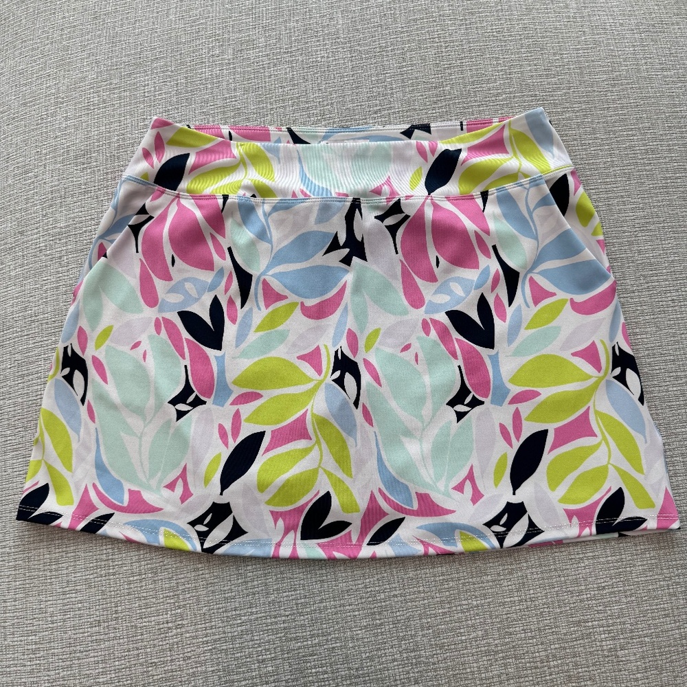 TOMMY BAHAMA Women’s Golf Skort Skirt Tropical Multicolor Floral Print Size L